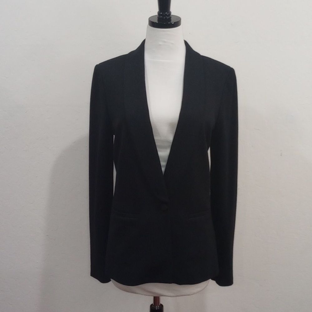 Scotch & Soda Maison Scotch Grandiose Formidable Black Knit Glitter Blazer - S